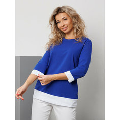 Лонгслив МИЛАНА, размер 50, сине-белый Milana