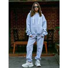 Костюм спортивный Little Secret, размер L, серый меланж