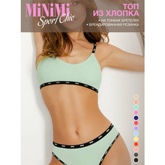Топ MiNiMi Топ-бра на тонких бретелях MiNiMi MS121, размер 42 (XS), menta