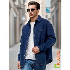 Рубашка MkJeans, размер XL, blue