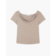 Топ Gloria Jeans, размер XS (38-40), бежевый