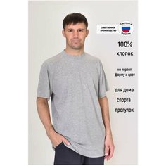 Футболка ЛАРИТА, размер 48, серый, серый