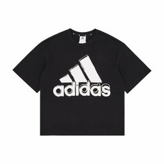 Футболка adidas, размер TL, чёрный