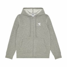 Толстовка Diadora HOODIE FZ CORE, размер T3XL, , светло-серый