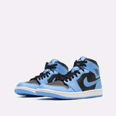 Кроссовки Jordan Air Jordan 1 Mid, размер 12 US 46 EUR 30 CM, синий/черный