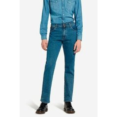 Джинсы зауженные Wrangler, размер W33/L32, голубой