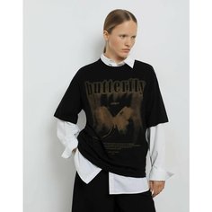 Футболка Gloria Jeans, размер XXS (36-38), черный