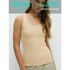 Майка MiNiMi, размер 44/S, beige