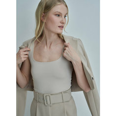 Майка OSTIN LT6719O02, размер S, светло-бежевый