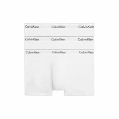 Трусы CALVIN KLEIN TRUNK 3PK, комплект из 3 шт., размер L, белый