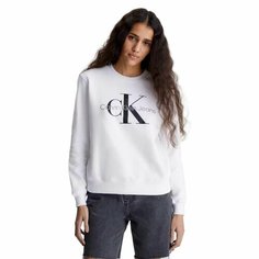 Свитшот CALVIN KLEIN CORE MONOLOGO SWEATS, размер TM, , белый