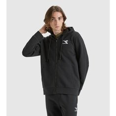 Толстовка Diadora HOODIE FZ CORE, размер TM, , чёрный