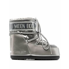 Ботинки MOON BOOT Icon Low, размер 39/41 EU, серебряный