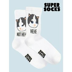Носки Super socks, размер 40-45, белый