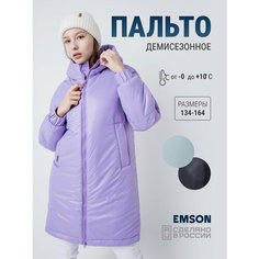 Пальто EMSON, размер 164, сиреневый