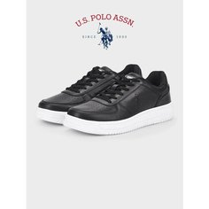 Кеды U.S. POLO ASSN., полнота 6 (RU)/ на среднюю стопу, размер 40, черный