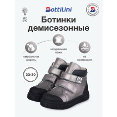 Ботинки Bottilini, размер 26, серебристый