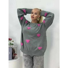 Пуловер размер 48, , серый Di Boutique