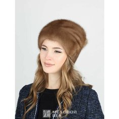 Шапка Меховой век, размер 57/58, пастель