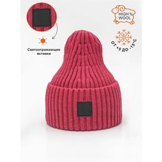 Шапка бини ARTEL, размер 52, фуксия Артель