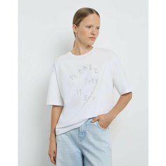 Футболка Gloria Jeans, размер XS (38-40), белый