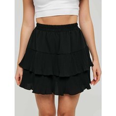Юбка, размер L, черный матовый Fashion Star Quality