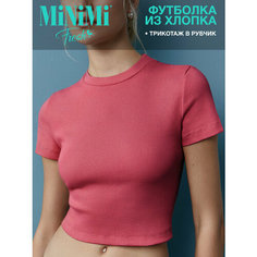 Футболка MiNiMi Mi 1421С Fresh, размер 50/XL, розовый