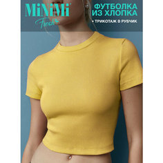 Футболка MiNiMi Mi 1421С Fresh, размер 50/XL, желтый