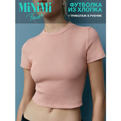 Футболка MiNiMi Mi 1421С Fresh, размер 50 (XL), rosa antico