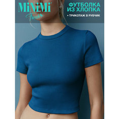 Футболка MiNiMi Mi 1421С Fresh, размер 50/XL, синий