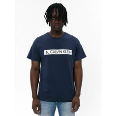 Футболка CALVIN KLEIN, размер 2XL, синий
