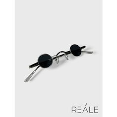 Солнцезащитные очки REALE, черный/серебристый
