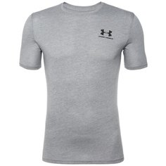 Футболка спортивная Under Armour Sportstyle Logo, размер M, gray