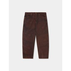 Джинсы багги Butter Goods Web Denim, размер 34, красный