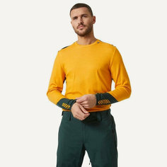 Термобелье верх Helly Hansen, размер M, желтый