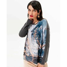 Лонгслив SAHAR, размер 48, , серый, золотой