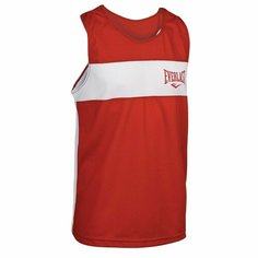 Майка спортивная Everlast Elite красная, 1 шт., размер XXXL, красный/белый