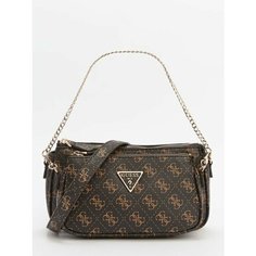 Сумка кросс-боди GUESS, темно-коричневый