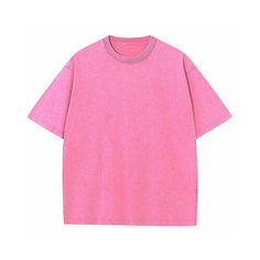 Футболка варенка oversize оверсайз, 1 шт., размер onesize 42-52, розовый Istina