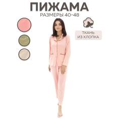 Пижама , размер M, розовый Близко