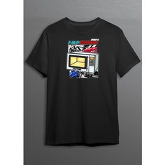 Футболка CherryPie, размер 4XL, черный