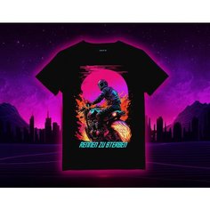 Футболка CherryPie, размер XS, черный