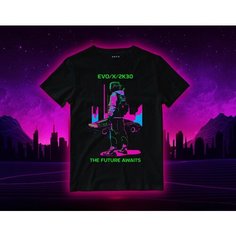Футболка CherryPie, размер S, черный