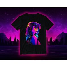 Футболка CherryPie, размер XS, черный