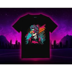 Футболка CherryPie, размер S, черный