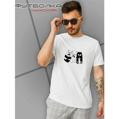 Футболка SOLAR WINGS Медведи, размер 6XL, белый