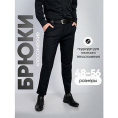 Брюки EXIMIUS, размер 46, чёрный