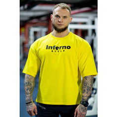 Футболка Inferno Style, 1 шт., размер 2XL, желтый