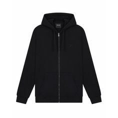 Толстовка Lyle & Scott Zip Through Hoodie, размер XXL, , черный оникс