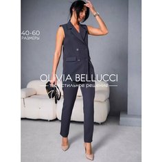 Костюм классический Olivia Bellucci, размер 40, графит